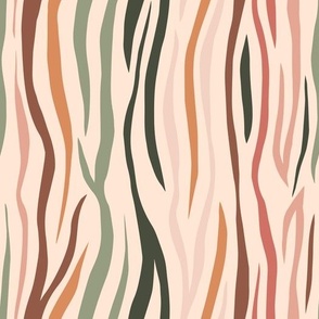 medium // zebra stripes pattern 03 // floral palette