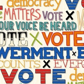 vote typography