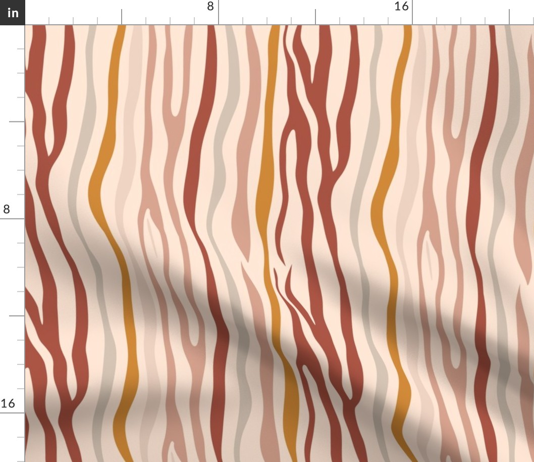 medium // zebra stripes pattern 02 // boho palette