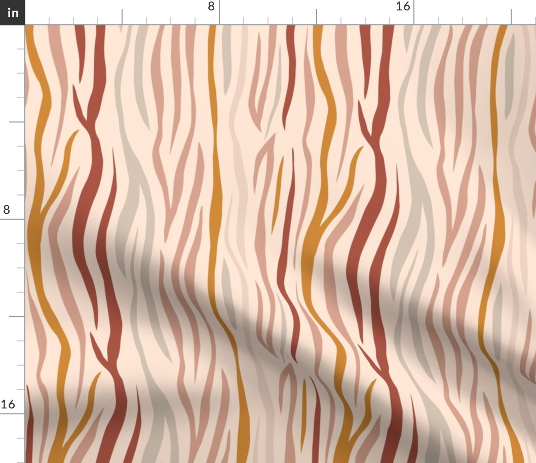 medium // zebra stripes pattern 03 // boho palette