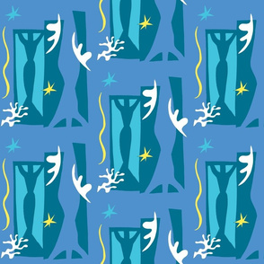 Matisse Collage - Blue