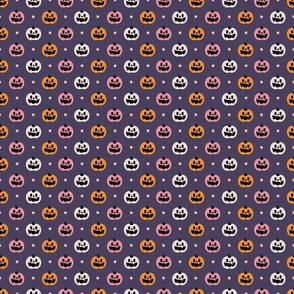 jackolanterns candy corn halfdrop night small