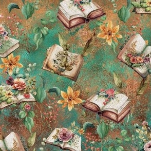 Floral Books on Patina