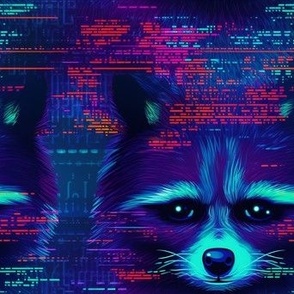 digital raccoon