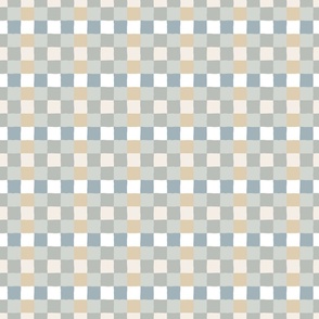 neutral neutral irregular gingham check | medium