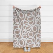 Squiggly Wiggly - Jumbo - Taupe
