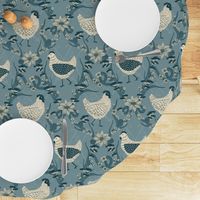 Whimsical Chicken Wallpaper - French Country