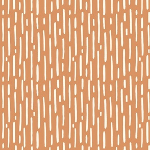 Organic Stripes - Orange - Small Scale 