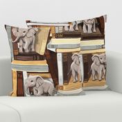 Little Elephant Librarians Large Print