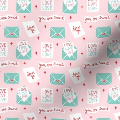 Valentines day love notes with cute sayings  3 inch