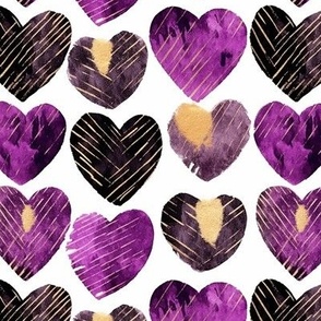 Violet hearts