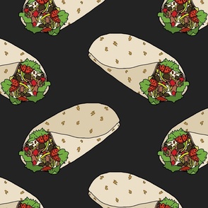 Burritos (Charcoal Gray large scale) 