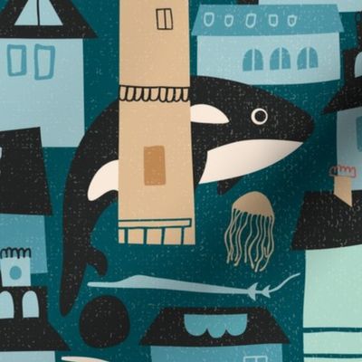 Whales in the city
