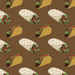 Tacos and Burritos (Brown)