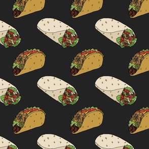 Tacos and Burritos (Charcoal Gray)