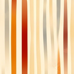Fall Watercolor Stripes - large