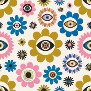 Retro Flower Eyes Lg.