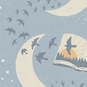 Bedtime Stories - Hydrangea Blue - Jumbo