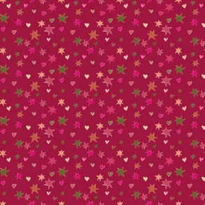   Tiny stars pink