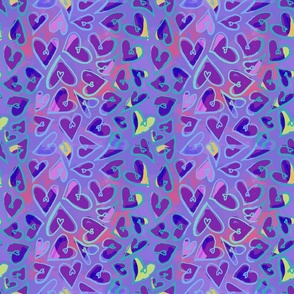 coracao bobo cores lavanda silly heart lavender -light