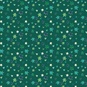 Mini Stars Fabric, Wallpaper and Home Decor | Spoonflower