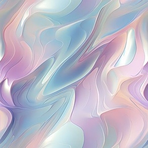 Pastel Mermaid Abstract - medium