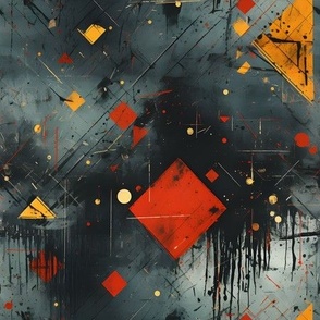 Dark Grunge Abstract - medium