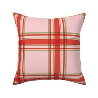 Parker Plaid - Red/Pink/Green, Large Scale