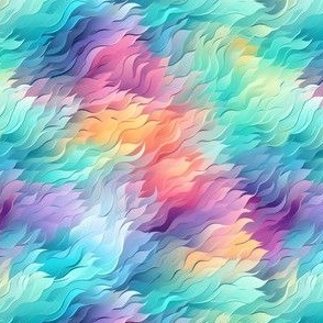 Pastel Rainbow Abstract - small