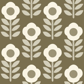 Pantone palette blender floral scandi darkground background