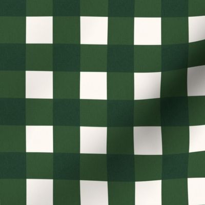 Gingham Checked Pattern cottagecore xmas green 