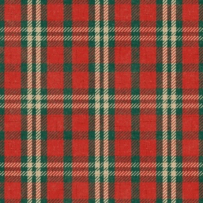 North Country Plaid - jumbo - red, green, and oatmeal