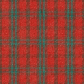 North Country Plaid - jumbo - red, brown, and teal 