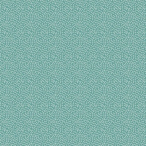 AFRICA Fabric Aqua with White Dots