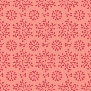 pink & red elderberry stars and wheels - medium - herbalism and kitchen decor