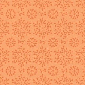 orange elderberry stars and wheels - medium - minimalist herbalist kitchen decor