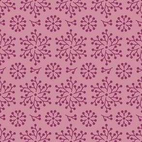 elderberry stars and wheels - purple - medium scale - herbalism and kitchen decor