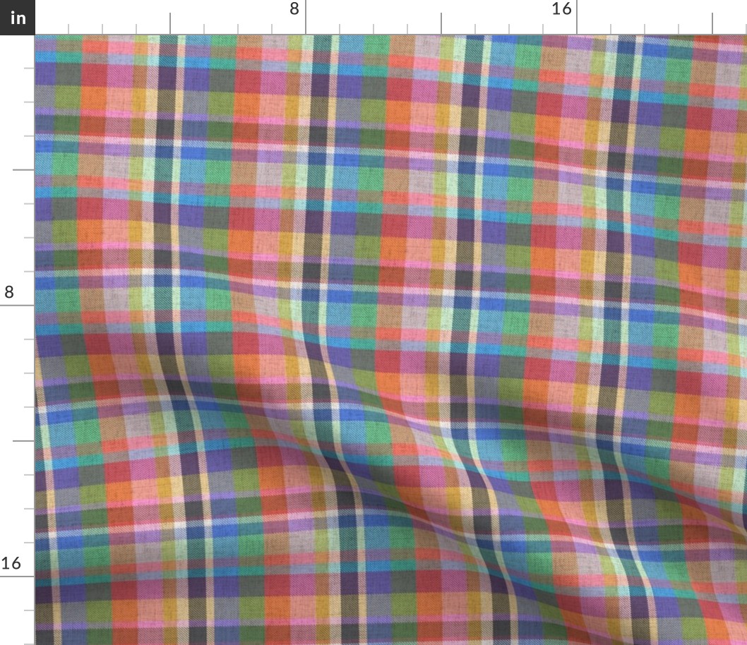 preppy rainbow plaids 1A