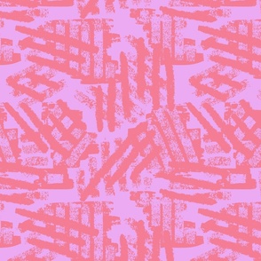 GRUNGE ABSTRACT LINES- PINK