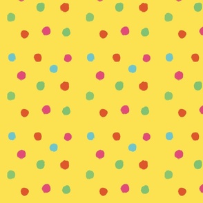 fun dots yellow