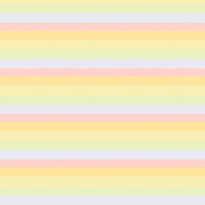 Pastel rainbow stripe