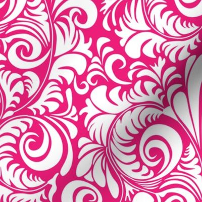 Pink/White Flourishes