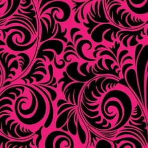 Pink/Black Flourishes