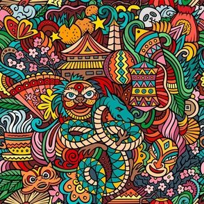 Chinese New Year pattern 2