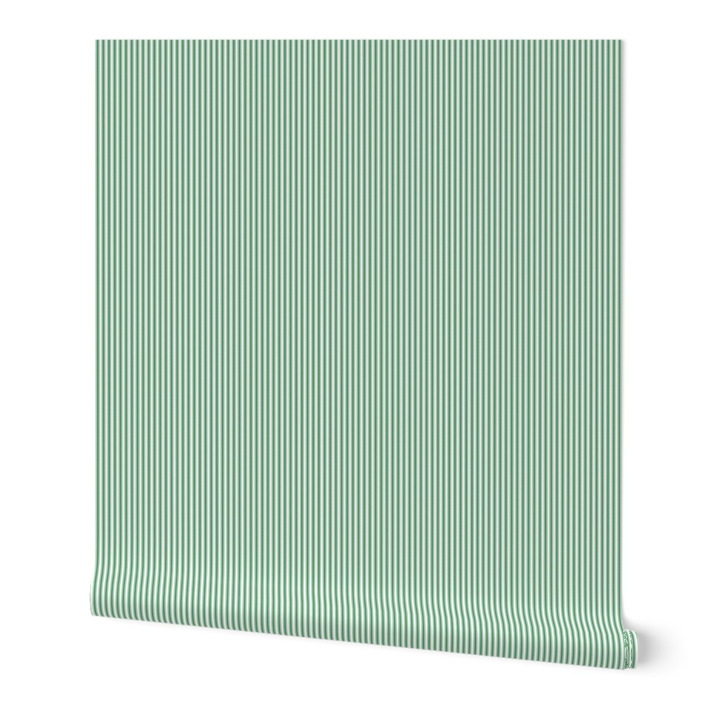 kelly green ticking stripes