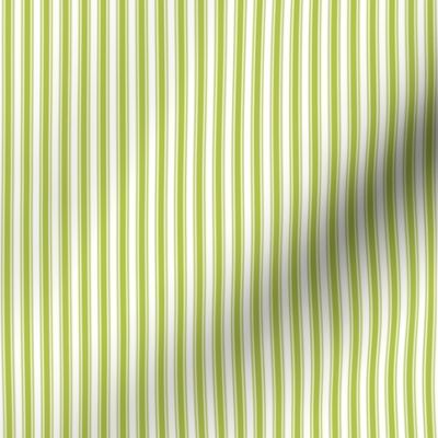 lime green ticking stripes