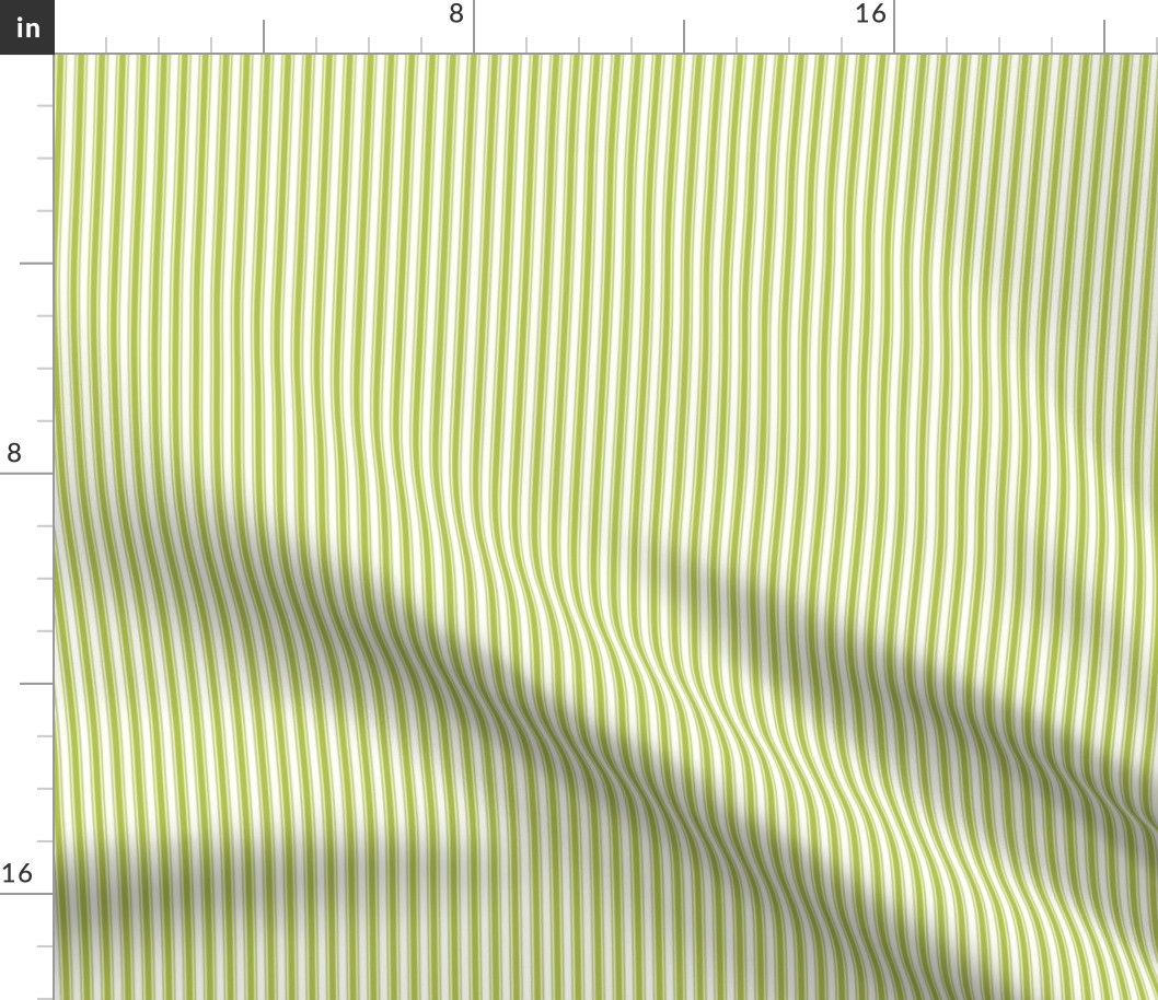 lime green ticking stripes