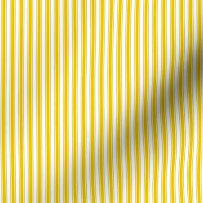 mustard yellow ticking stripes