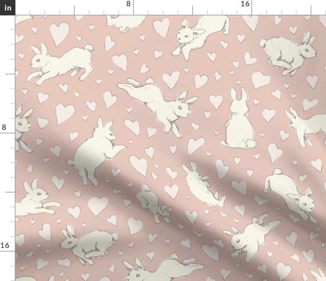 Love Bunnies - Pink - Large Scale