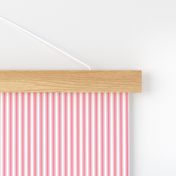 pretty pink ticking stripes